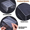 10Pcs 5 Styles Transparent Acrylic Display Riser Stands ODIS-GL0001-09-4