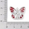 Rack Plating Alloy Enamel Pendants PALLOY-F018-22P-05-3
