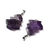Natural Amethyst Pendants G-A203-01I-P-2
