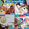 1Pc PET Hollow Out Drawing Painting Stencils DIY-MA0005-52-6