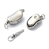 Tarnish Resistant 304 Stainless Steel Box Clasps STAS-Z066-05P-02-2