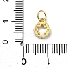 925 Sterling Silver Micro Pave Clear Cubic Zirconia Charms STER-S010-03C-G-3