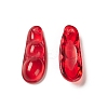 Spray Painted Glass Pendants GLAA-D006-11-3