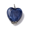 Acrylic Imitation Gemstone Style Pendants PALLOY-JF03511-2
