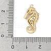 Brass Micro Pave Cubic Zirconia Pendants KK-I719-38G-3