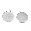 Tarnish Resistant 304 Stainless Steel Pendant Cabochon Settings LS-STAS-T008-124-1
