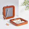 Square Wood Jewelry Plate AJEW-WH0401-71B-4