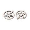 Non-Tarnish 201 Stainless Steel Pendants STAS-K251-072P-2