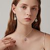 4Pcs Natural Mixed Stone Pendants FIND-FH0005-70-5