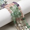 Natural Green Strawberry Quartz & Pink Opal & Southern Jade & Flower Amazonite & Amethyst & Howlite Beads Strands G-H333-03L-1