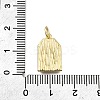 Brass Micro Pave Cubic Zirconia Pendants KK-S523-04G-3
