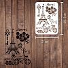 Large Plastic Reusable Drawing Painting Stencils Templates DIY-WH0202-034-2