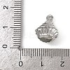 Brass Pave Clear Cubic Zirconia Pendants LS-KK-L238-07P-3