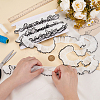 5M Polyester Pleated Lace Ribbon OCOR-MA0001-12A-3