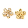 Brass Micro Pave Cubic Zirconia Pendants CU-CBA3D67-06G-05-2