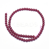 Lab Grown Red Corundum Beads Strands G-D0003-C21-B-2