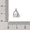 Non-Tarnish 304 Stainless Steel Ice Pick Pinch Bails LS-STAS-Z058-01P-01-3