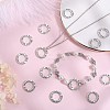 20Pcs Tibetan Style Alloy Linking Rings TIBE-SC0001-96-4