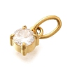 304 Stainless Steel Rhinestone Charms STAS-M109-06G-12-2