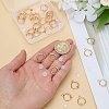 28Pcs Brass Clip-on Hoop Earring Findings KK-ME0001-30G-3