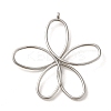Non-Tarnish 304 Stainless Steel Pendants LS-STAS-C085-02P-2