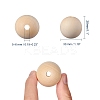Unfinished Wood Beads LS-WOOD-S651-30mm-LF-2
