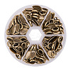 Tibetan Style Glue-on Flat Pad Bails PALLOY-PH0005-01AB-1