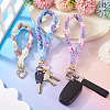 3Pcs Cotton Braided Flower Pendant Decorations AJEW-TA0002-72C-7