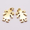 Ion Plating(IP) 316 Surgical Stainless Steel Pendants LS-STAS-K116-01G-B-1