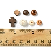 Natural Wenge Wood Beads DIY-FS0006-70-5