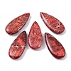 Dyed Synthetic Imperial Jasper Pendants G-P529-07I-1