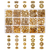 360Pcs 15 Style Tibetan Style Alloy Caps FIND-PH0018-49-1