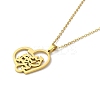 304 Stainless Steel Pendant Necklaces LS-NJEW-D047-03G-2