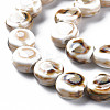 Handmade Porcelain Ceramic Beads Strands PORC-Q265-008D-3