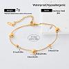 304 Stainless Steel Link Bracelets for Women RB2528-6-1
