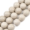 Natural Petrified Wood Beads Strands G-L648-A03-16mm-01-3