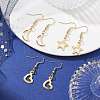 3 Pair 3 Style 304 Stainless Steel Dangle Earrings EJEW-JE05494-02-2