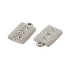 201 Stainless Steel Pendants STAS-J401-VC592-3