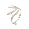304 Stainless Steel Open Cuff Rings for Unisex RJEW-R010-07S-4