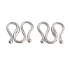Non-Tarnish 304 Stainless Steel S-Hook Clasps STAS-L082-005P-1