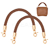 PU Imitation Leather Braided Bag Handles DIY-WH0366-41C-1
