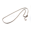 Tarnish Resistant 304 Stainless Steel Box Chain Necklaces STAS-M174-001-D-2