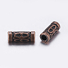 Tibetan Style Alloy Tube Beads LS-RLF0843Y-NF-1
