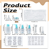 Plastic Empty Refillable Spray Bottle Set AJEW-LP0001-53B-2