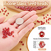 Picasso Baking Paint Glass Seed Beads SEED-TA0001-62I-3