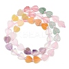 Natural Topaz Jade & Amethyst & Rose Quartz & Red Aventurine Beads Strands G-F811-A04-02-3
