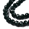 Opaque Solid Color Imitation Jade Glass Beads Strands EGLA-A044-P2mm-D12-2