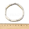 304 Stainless Steel Link Chain Bracelets for Women Men BJEW-R018-09GP-5