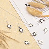 80Pcs 4 Style Tibetan Style Alloy Pendants FIND-CA0007-44-4