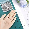 150Pcs 3 Size 202 Stainless Steel Ball Stud Earring Findings STAS-SP0001-53-3